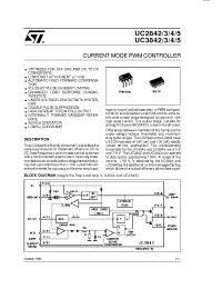Datasheet UC3842N производства STMicroelectronics