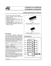 Datasheet ULN2000 производства STMicroelectronics