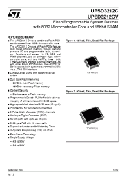 Datasheet UPSD3212C производства STMicroelectronics
