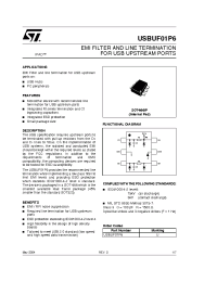 Datasheet USBUF01P6 производства STMicroelectronics