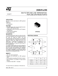 Datasheet USBUFXXW6 производства STMicroelectronics