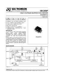 Datasheet VB125SP производства STMicroelectronics