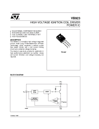 Datasheet VB923 производства STMicroelectronics