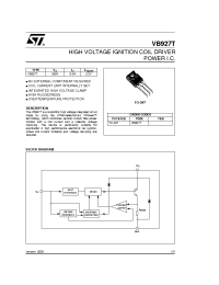 Datasheet VB927FI производства STMicroelectronics