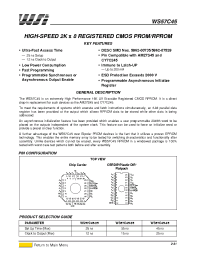 Datasheet WS57C45-25T производства STMicroelectronics