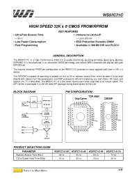 Datasheet WS57C71C-35J производства STMicroelectronics