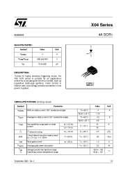 Datasheet X0402MF0AA2 manufacturer STMicroelectronics