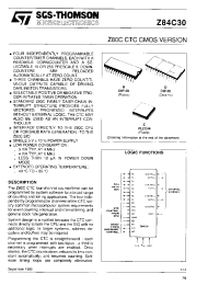 Datasheet Z84C30AD2 manufacturer STMicroelectronics