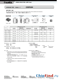 Datasheet CDEP104-0R2B-88 производства Sumida