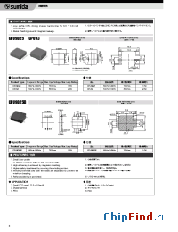Datasheet CPU93 manufacturer Sumida