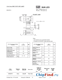 Datasheet XZSG55W-2 manufacturer SunLED