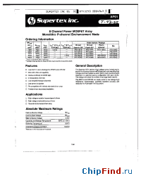 Datasheet AP0130 manufacturer Supertex