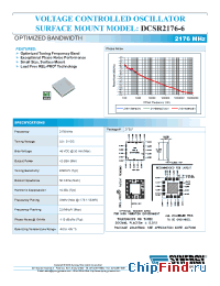 Datasheet DCSR2176-6 manufacturer Synergy