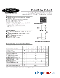 Datasheet 1N4944G manufacturer Synsemi