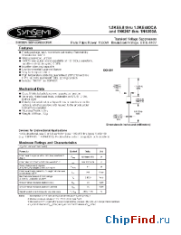 Datasheet 1N6268A manufacturer Synsemi