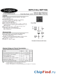 Datasheet 5KP14 manufacturer Synsemi