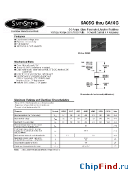 Datasheet 6A6G manufacturer Synsemi