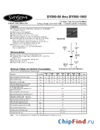 Datasheet BY500-800 manufacturer Synsemi