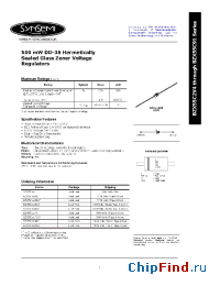 Datasheet BZX55C3V9RL производства Synsemi