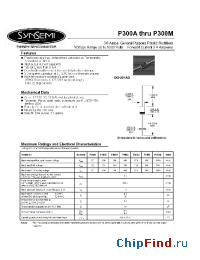 Datasheet P300B manufacturer Synsemi