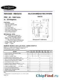 Datasheet RBV3508 производства Synsemi