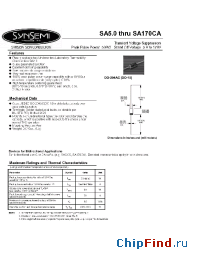 Datasheet SA10 производства Synsemi