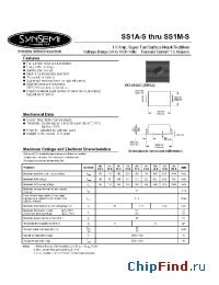 Datasheet SS1K-S производства Synsemi