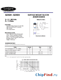 Datasheet SZ2518 производства Synsemi