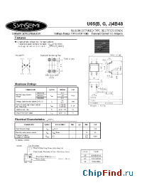 Datasheet U05B4B48 manufacturer Synsemi