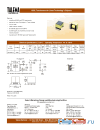 Datasheet AEP1020-S manufacturer Talema