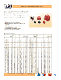 Datasheet CAO-0.5-39 manufacturer Talema