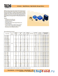 Datasheet SAF-1.0-150 manufacturer Talema