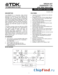 Datasheet 78P2341JAT-IGT производства TDK