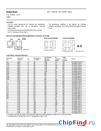 Datasheet ACL3225S-10NM-X производства TDK