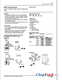 Datasheet ACM2012-900-2PTL производства TDK