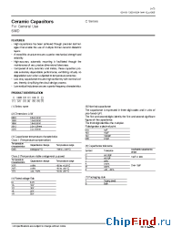 Datasheet C1608C0G1HR75C производства TDK