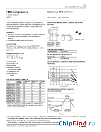 Datasheet MPZ1608Y151B manufacturer TDK