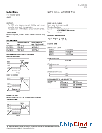 Datasheet NLFC453232T-221K производства TDK