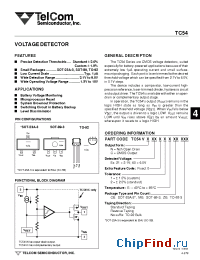 Datasheet TC54VC2202ECBRTP производства TelCom