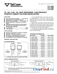 Datasheet TCL1584-3.3CAB производства TelCom