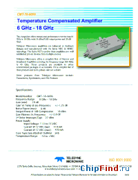 Datasheet CMT-18-6006 производства Teledyne