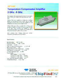 Datasheet CMT-8-4002 производства Teledyne