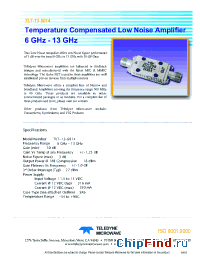 Datasheet TLT-13-6014 производства Teledyne