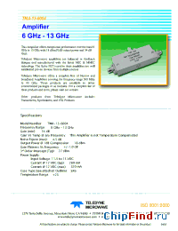Datasheet TPA-13-6016 производства Teledyne