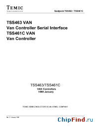 Datasheet TSS461CVAN производства TEMIC