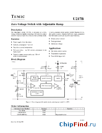 Datasheet U217B manufacturer TEMIC