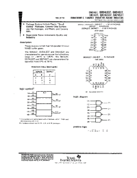 Datasheet 74LS37 производства TI