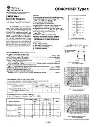 Datasheet CD40106BPWR manufacturer TI