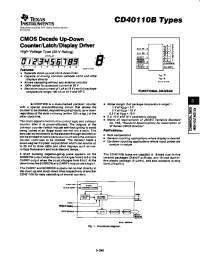 Datasheet CD40110BPWR manufacturer TI