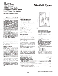 Datasheet CD4034BE manufacturer TI